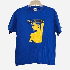 90s the smiths hatful of hollow blue yellow vintage graphic band tee